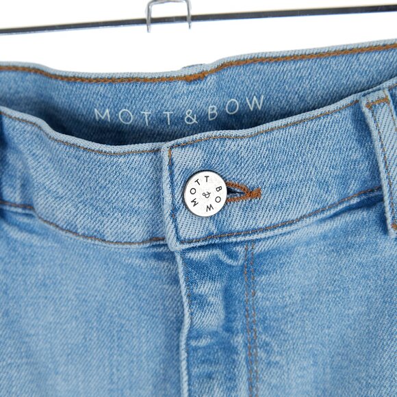 Mott & Bo Medium Wash Boyfriend Jeans Women's 32x30 - Picture 2 of 4